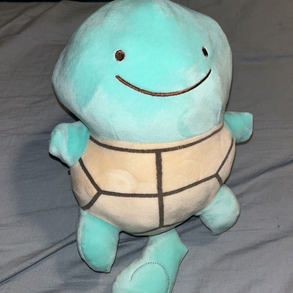 Pokemon Center Transform Ditto‎ as Squirtle Reversible Soft Plush Toys Doll
